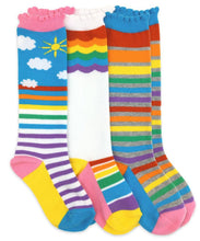 Load image into Gallery viewer, Jefferies Knee High Rainbow Socks
