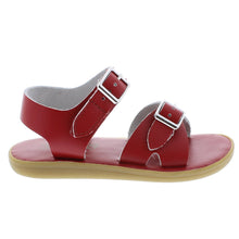 Load image into Gallery viewer, Footmates Eco-Tide Sandal, Apple Red (Tiny/Toddler/Child)