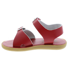 Load image into Gallery viewer, Footmates Eco-Tide Sandal, Apple Red (Tiny/Toddler/Child)