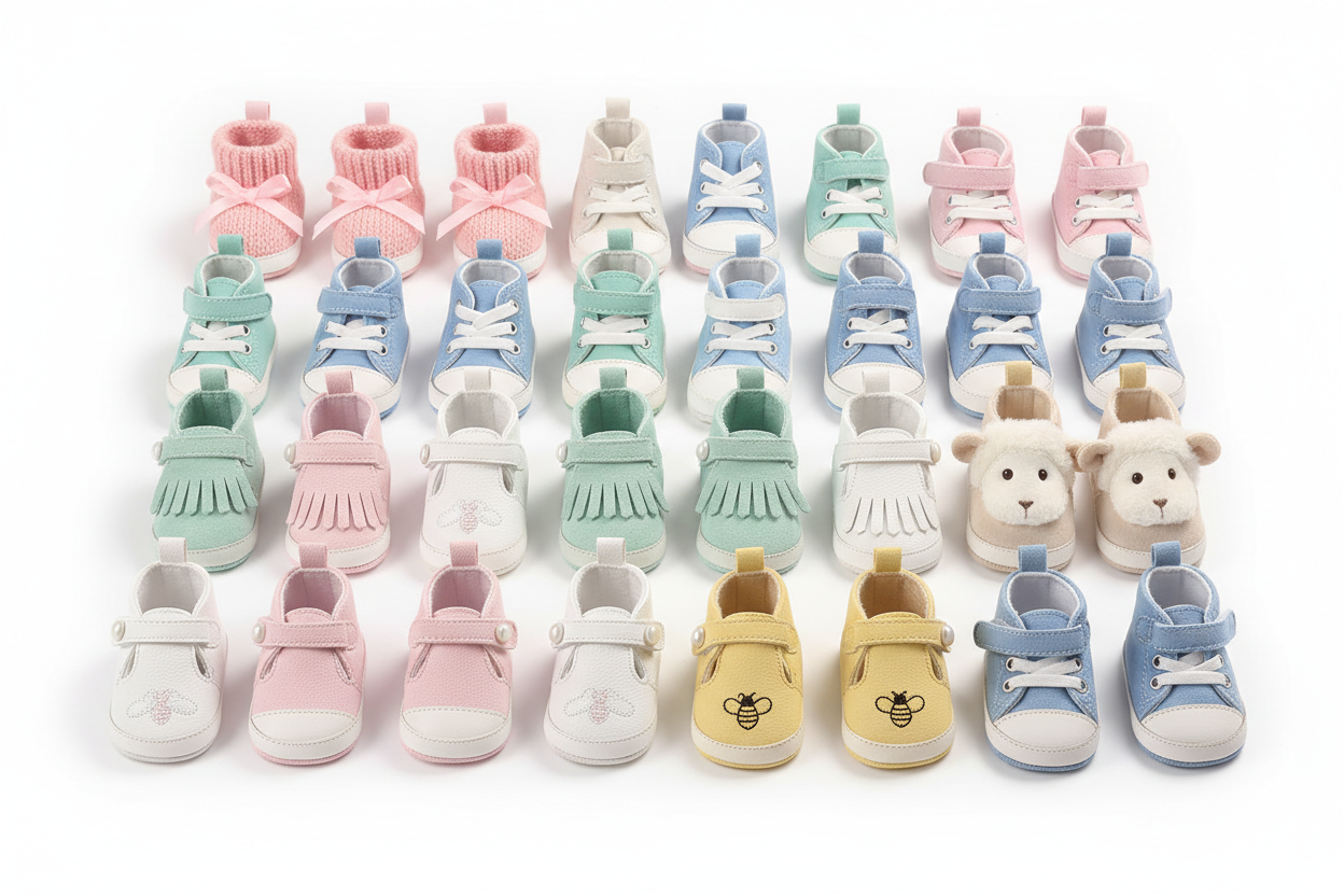 Baby Shoe Sizes 1-3