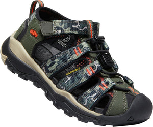 Keen Newport Neo H2 Sandal, Forest Night/Camo (Child)