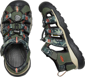 Keen Newport Neo H2 Sandal, Forest Night/Camo (Child)