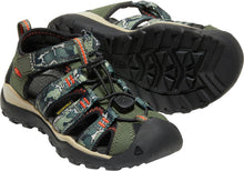 Load image into Gallery viewer, Keen Newport Neo H2 Sandal, Forest Night/Camo (Child)
