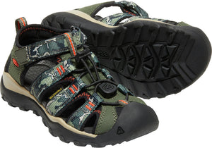 Keen Newport Neo H2 Sandal, Forest Night/Camo (Child)