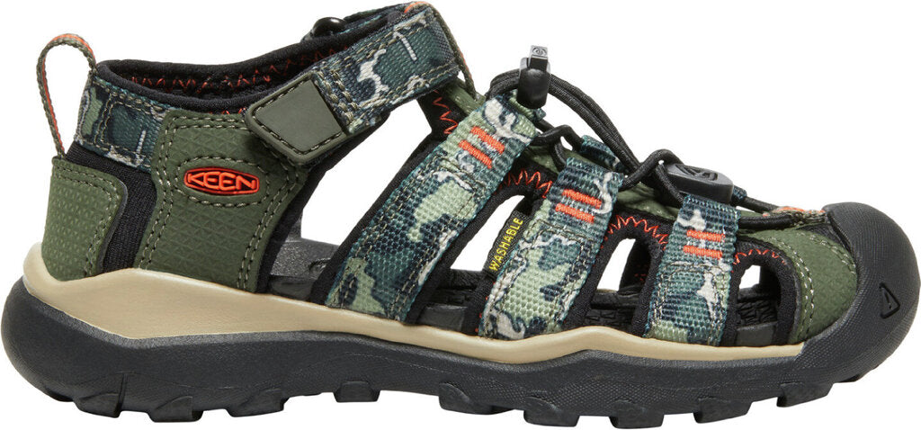 Keen Newport Neo H2 Sandal, Forest Night/Camo (Child)