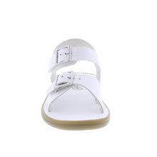 Load image into Gallery viewer, Footmates Eco-Tide Sustainable Sandal, White (Tiny/Toddler/Child/Youth)

