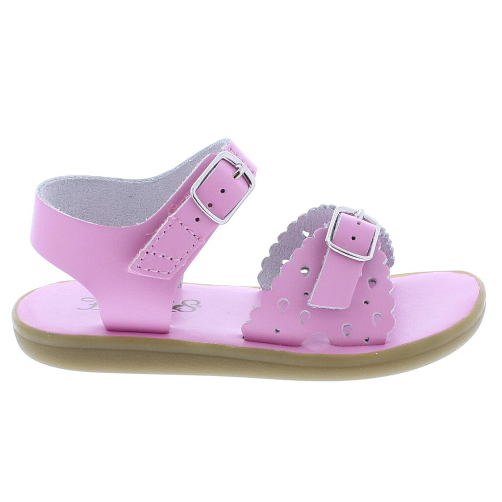 Footmates Eco-Ariel Sandal, Bubblegum (Tiny/Toddler/Child)