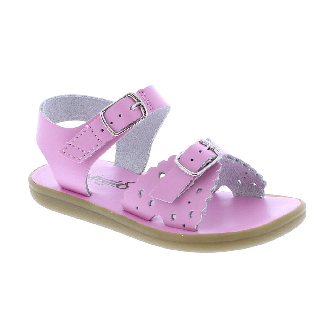 Footmates Eco-Ariel Sandal, Bubblegum (Tiny/Toddler/Child)