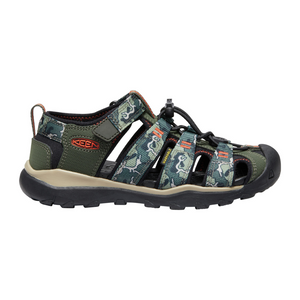 Keen Newport Neo H2 Sandal, Forest Night/Camo (Youth)