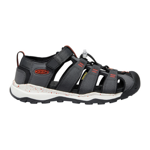 Keen Newport Neo H2 Sandal, Magnet/Spicy Orange (Youth)