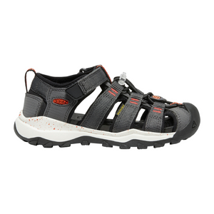 Keen Newport Neo H2 Sandal, Magnet/Spicy Orange (Child)