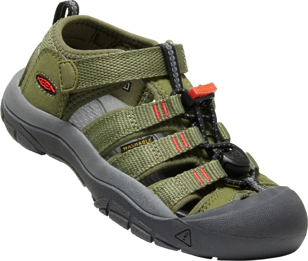Keen Newport H2, Olive Drab/Orange (Child)