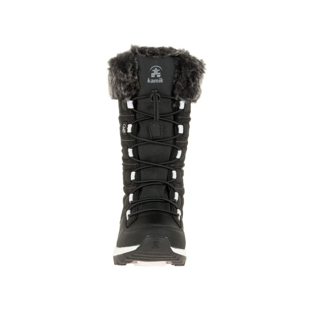 Kamik Prairie Waterproof Snow Boot, Black/White (Child/Youth)