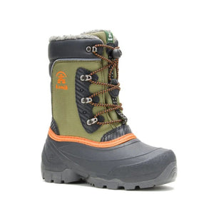 Kamik Luke 3 Winter Boot, Olive (Child/Youth)