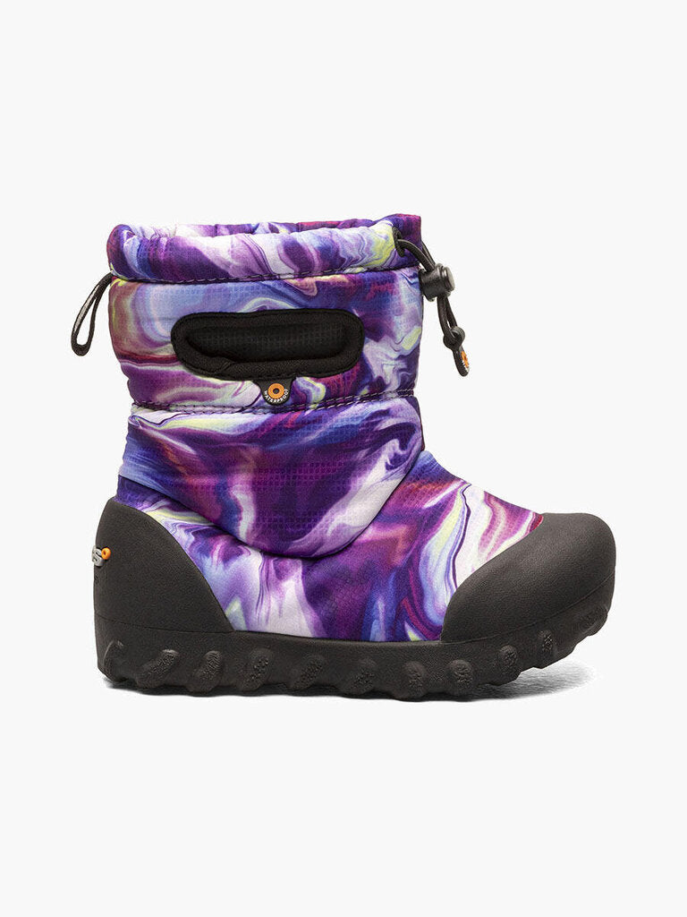 Bogs B-Moc Snow Oil Twist, Purple Multi (Child/Youth)