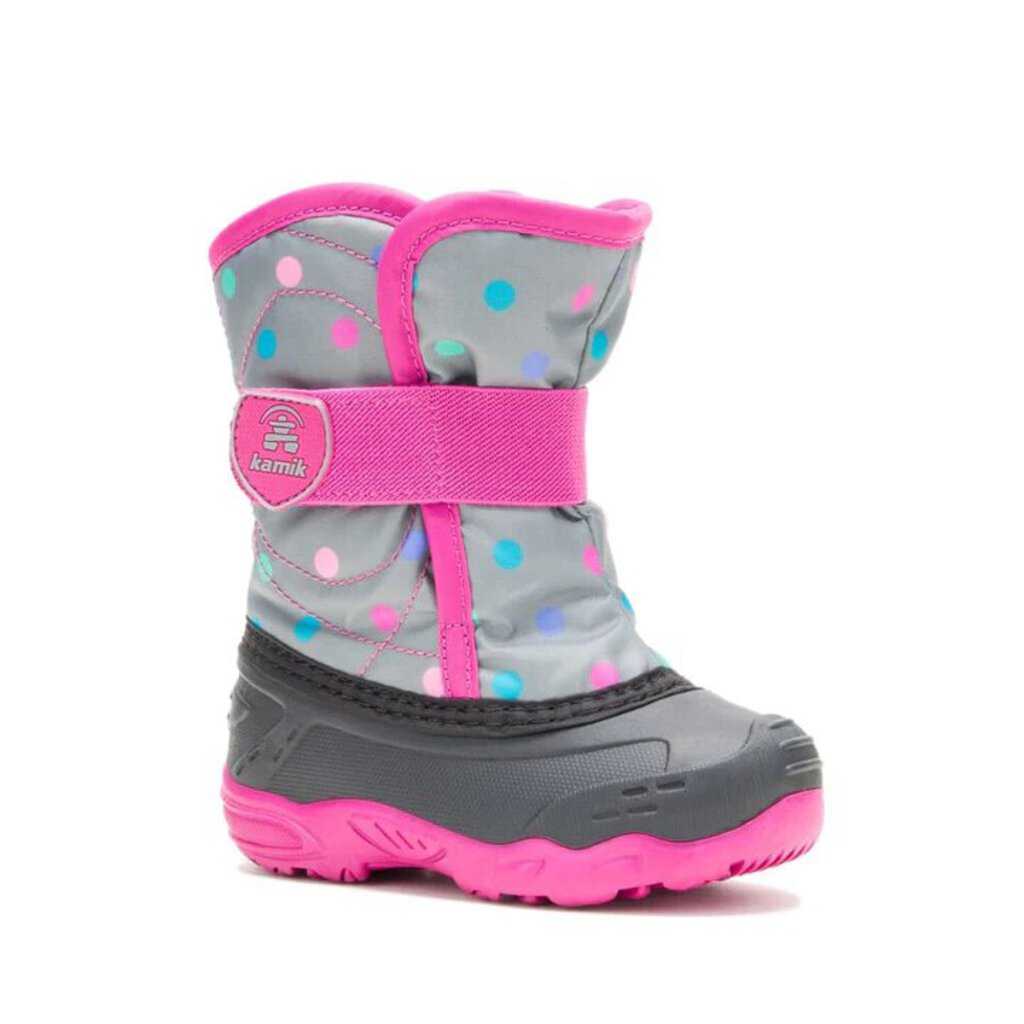 Kamik Snowbug 6 Gray/Pink (Toddler/Child)