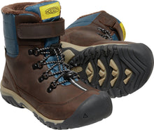 Load image into Gallery viewer, Keen Greta Waterproof Boot, Coffee Bean/Blue Wing Teal (Child/Youth)
