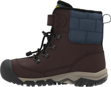 Load image into Gallery viewer, Keen Greta Waterproof Boot, Coffee Bean/Blue Wing Teal (Child/Youth)
