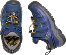 Load image into Gallery viewer, Keen Targhee Low Waterproof Hiker, Blue Depths/Forest Night (Child)
