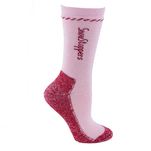 SnowStoppers Peruvian Alpaca Socks, Pink/Red