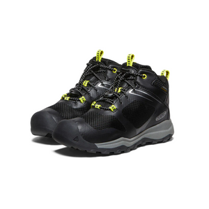 Keen Wanduro Mid Waterproof Hiker, Black/Silver (Child/Youth)