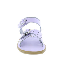 Load image into Gallery viewer, Footmates Ariel Leather Sandal, Lavender (Toddler/Child/Youth)
