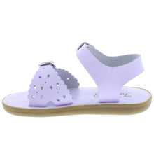 Load image into Gallery viewer, Footmates Ariel Leather Sandal, Lavender (Toddler/Child/Youth)

