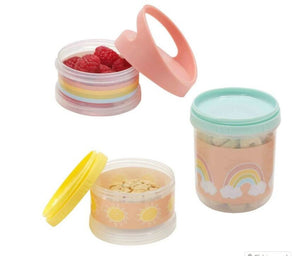 Sugarbooger Twist & Snack Stacker Rainbows & Sunshine