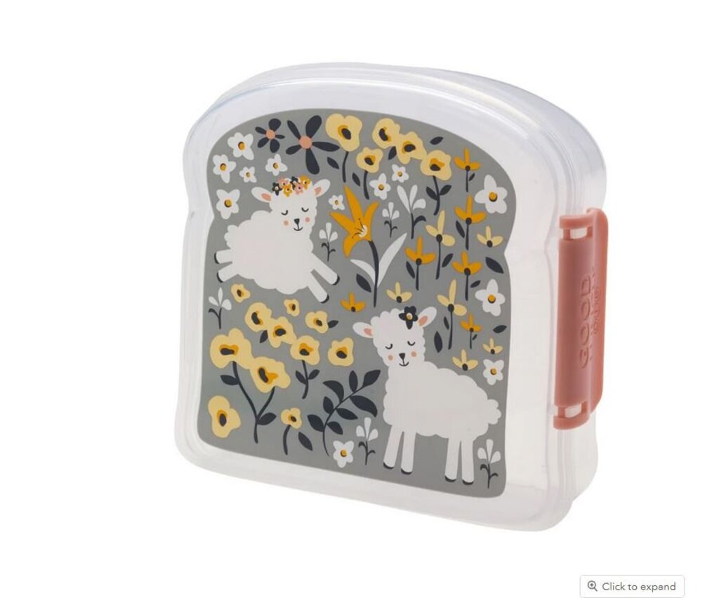 Sugarbooger Good Lunch Sandwich Box Lily the Lamb