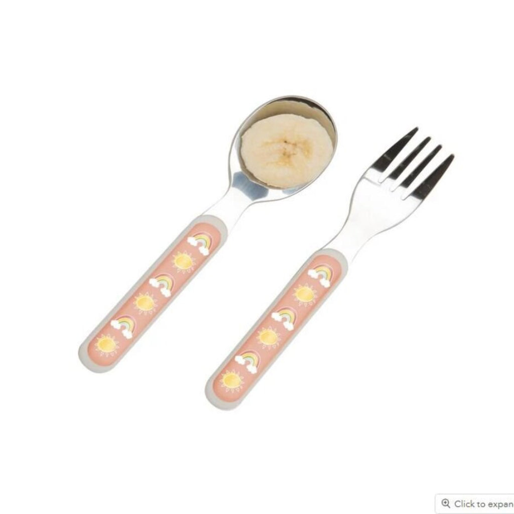 Sugarbooger Silverware Set Rainbows & Sunshine