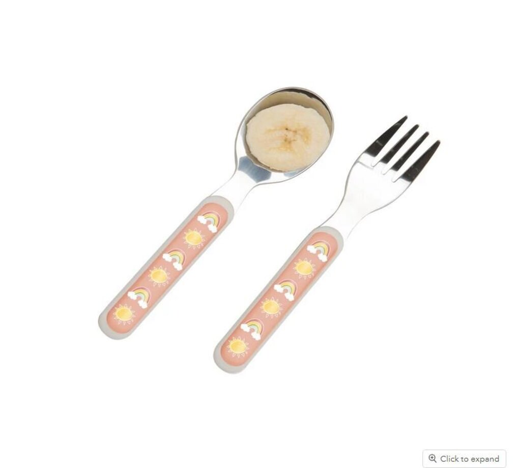 Sugarbooger Silverware Set Rainbows & Sunshine