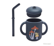Load image into Gallery viewer, Sugarbooger Fresh &amp; Messy Sippy Cup Mostly Mushroom

