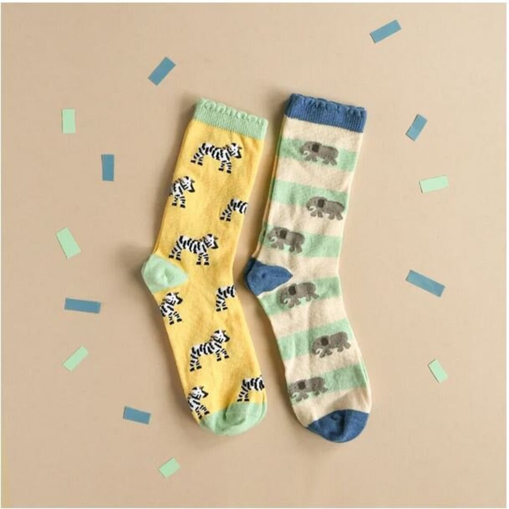 Rockahula 2 Pack Socks Safari Fun