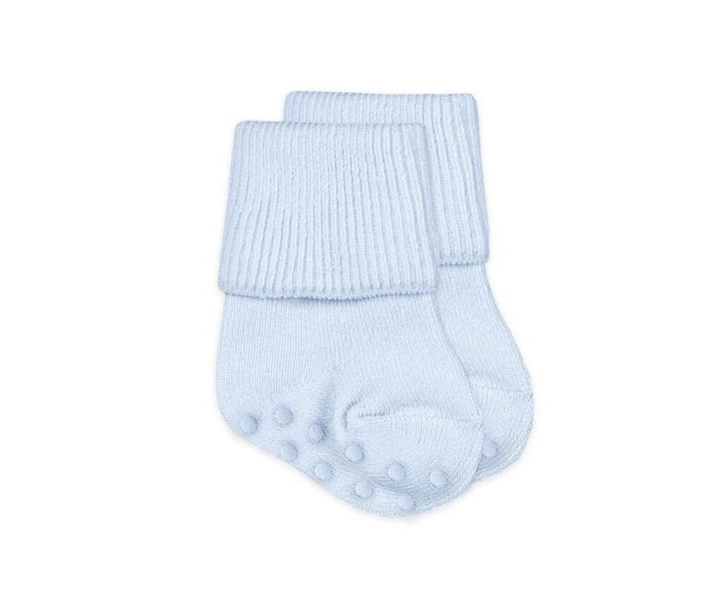 Jefferies Organic Turn Cuff Gripper Socks