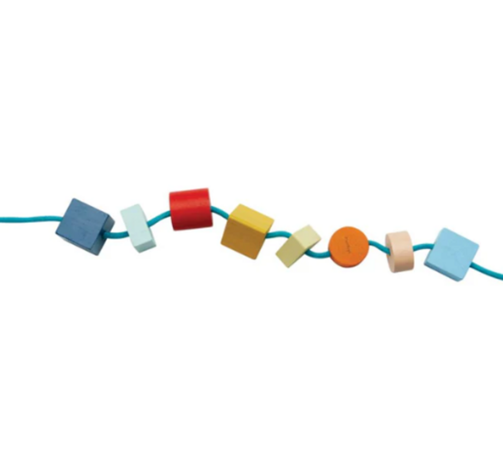 Plan Toys Geo Lacing Beads