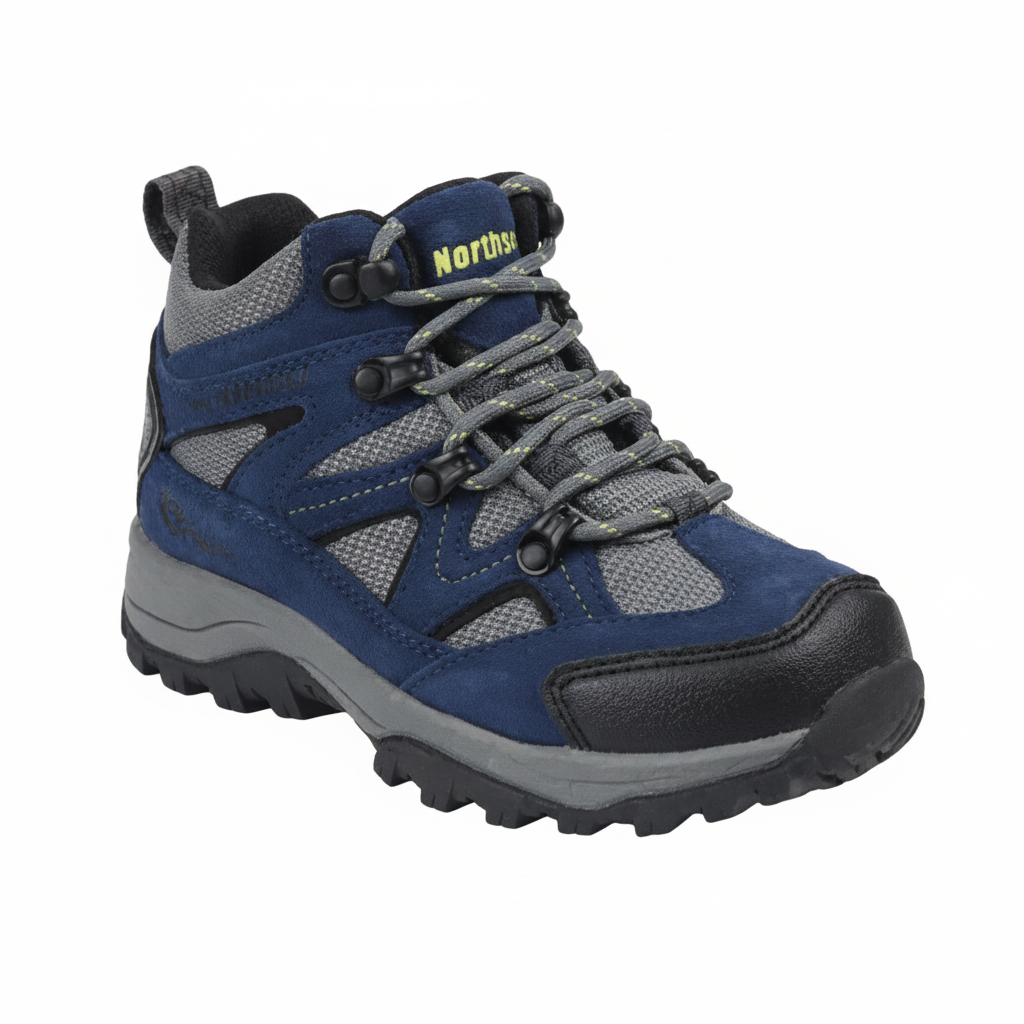 Northside Snohomish Junior Waterproof Hiking Boot Navy/Volt