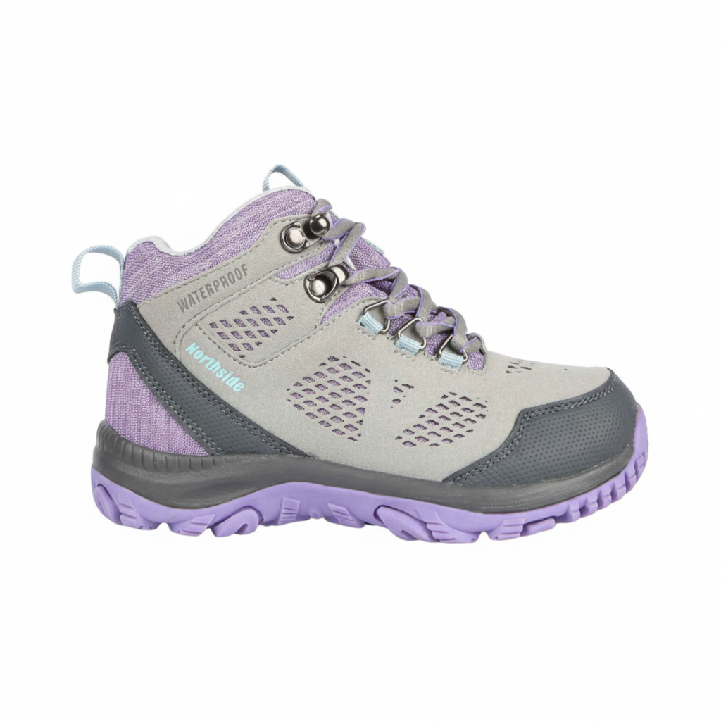 Northside Benton Mid Waterproof Hiking Boot Gray/Lilac