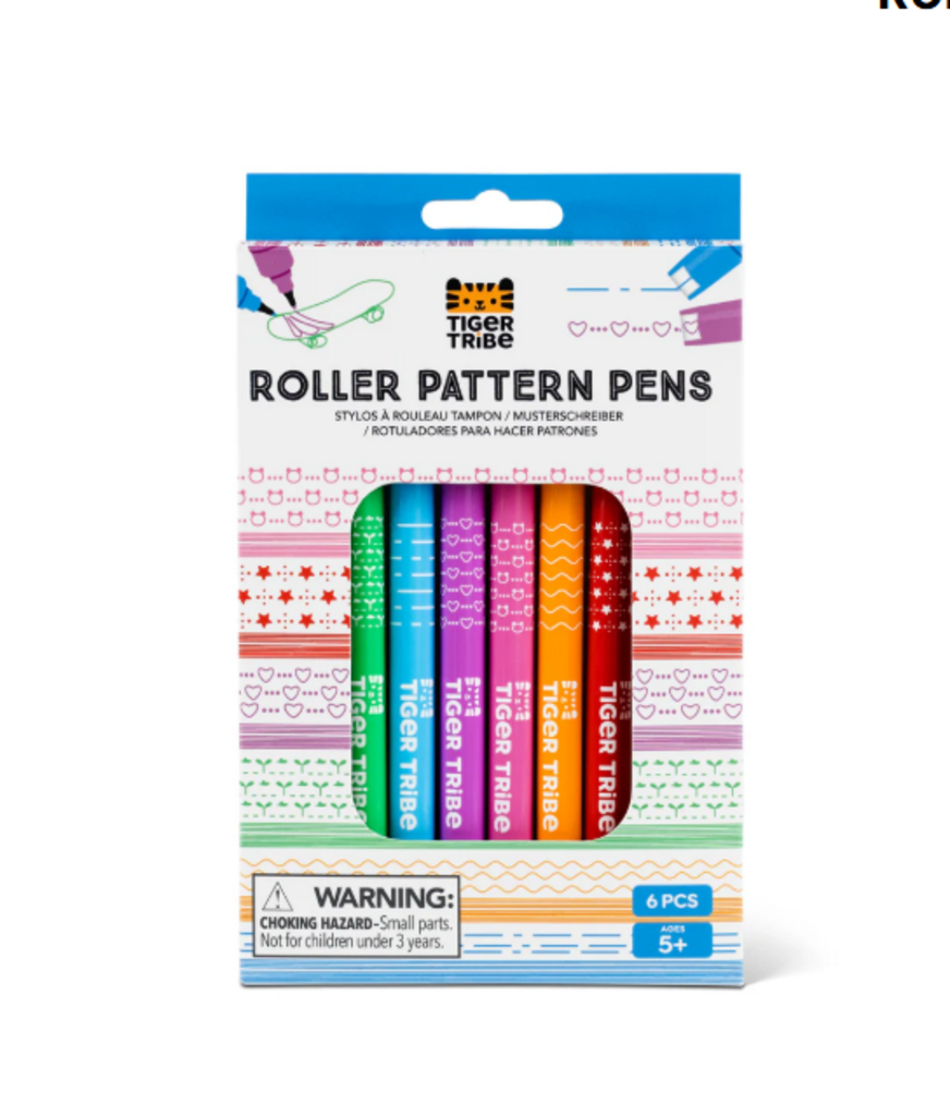 Tiger Tribe Roller Pattern Pens