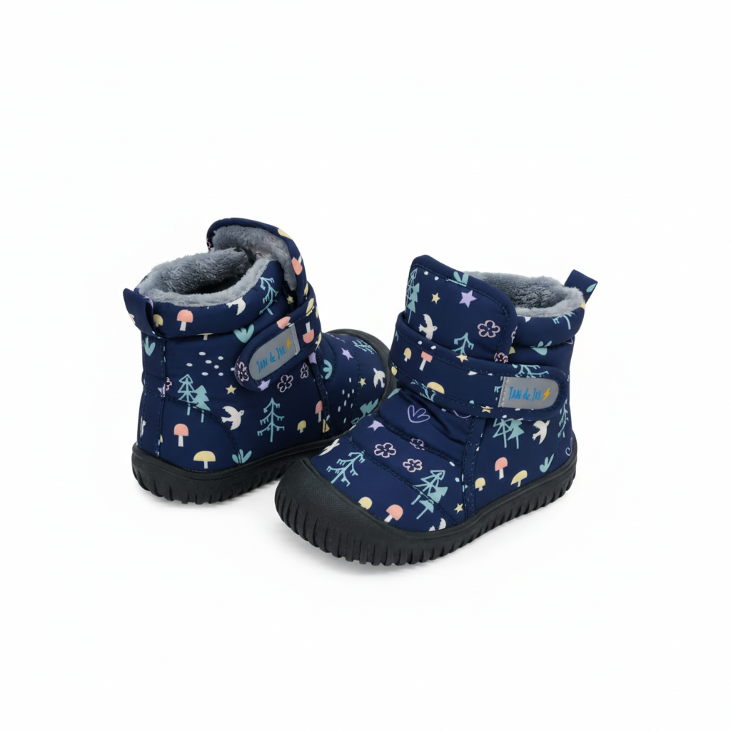 Jan & Jul Toasty-Dry Booties Navy Forest