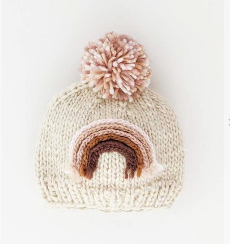 Huggalugs Rainbow Knit Beanie