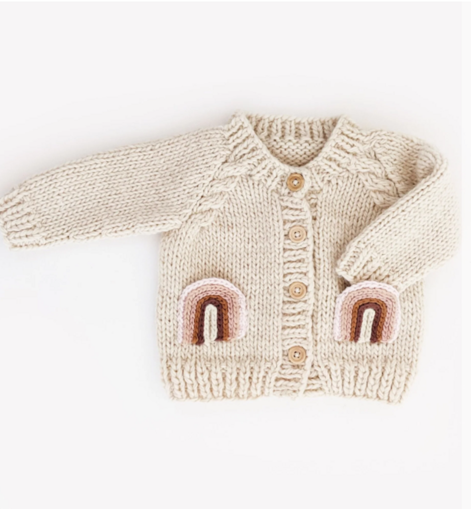 Huggalugs Rainbow Pocket Cardigan