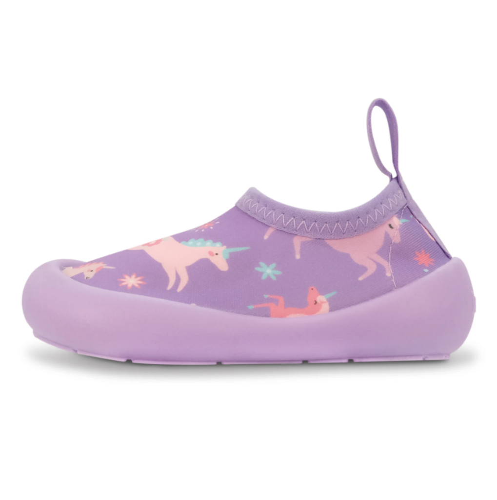 Jan & Jul Water Shoes Purple Unicorn