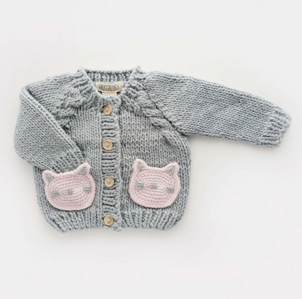 Huggalugs Kitty Cardigan