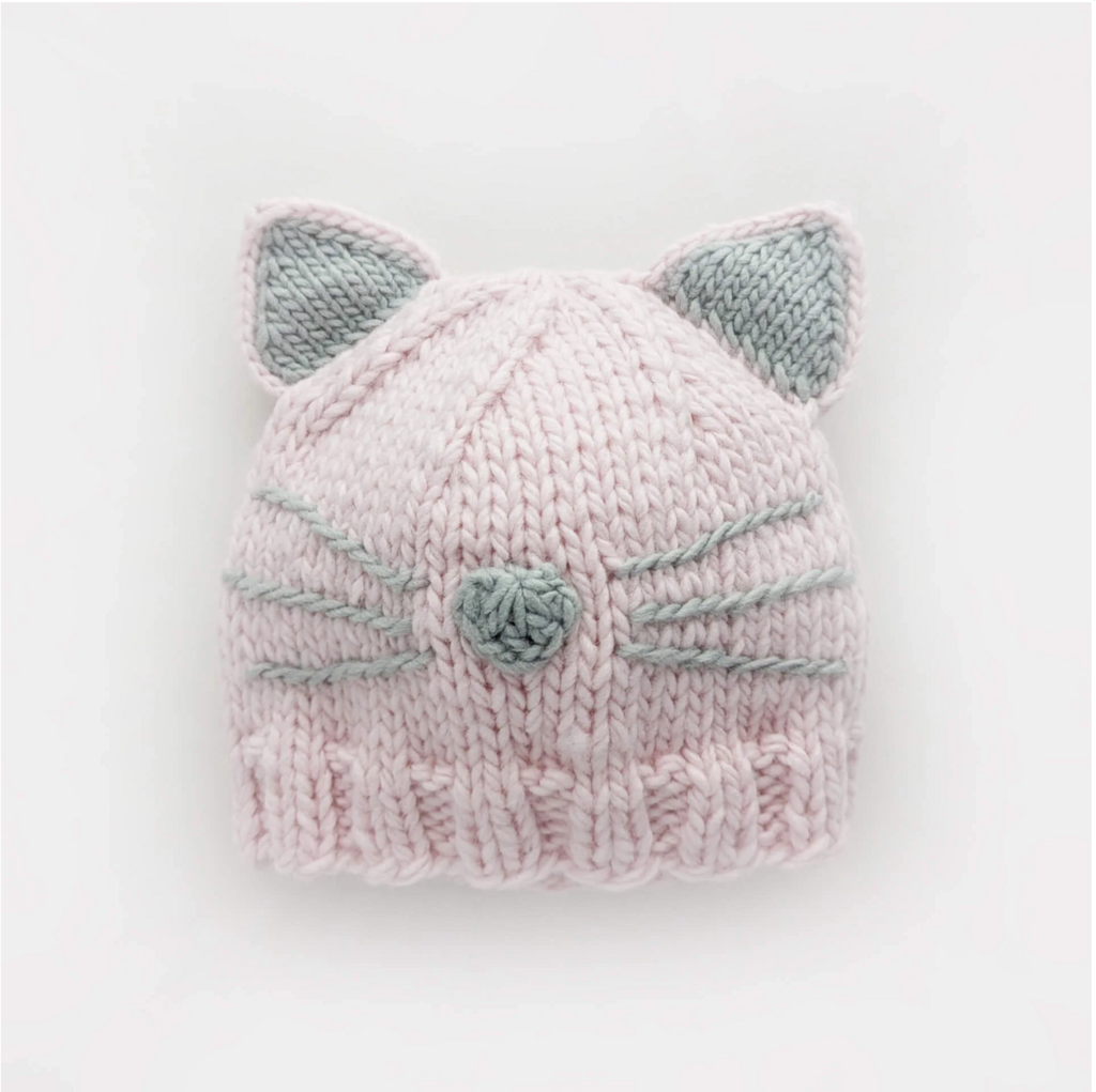 Huggalugs Kitty Knit Beanie Hat