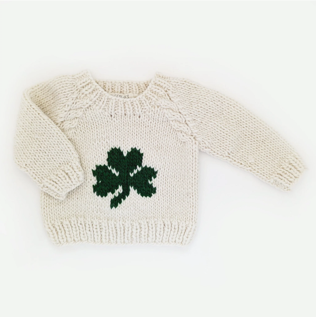 Huggalugs Shamrock Crew Neck Sweater