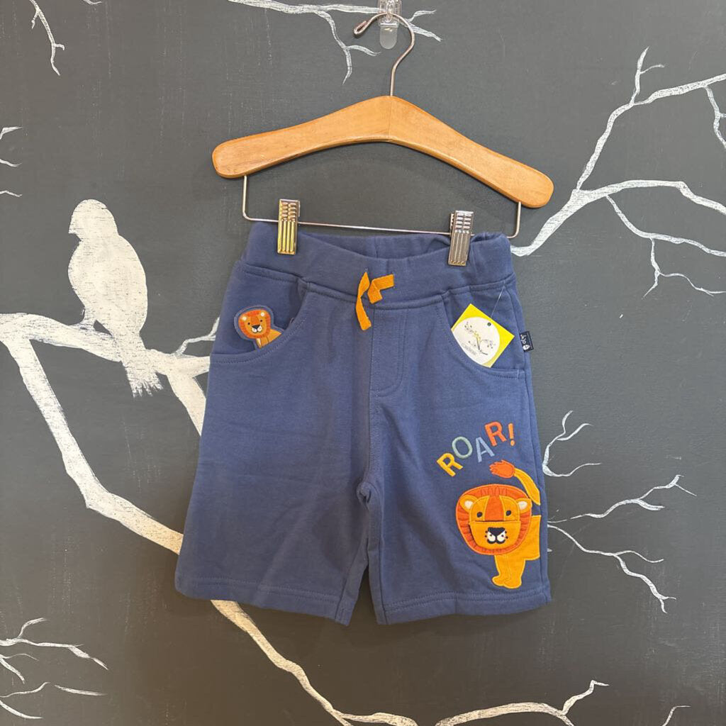 Jojo Maman Bebe Blue Tiger Shorts 3-4