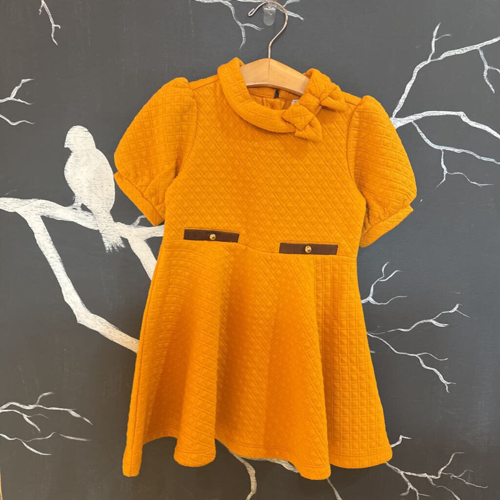 Janie and Jack Orange SS Dress 3t *NEW