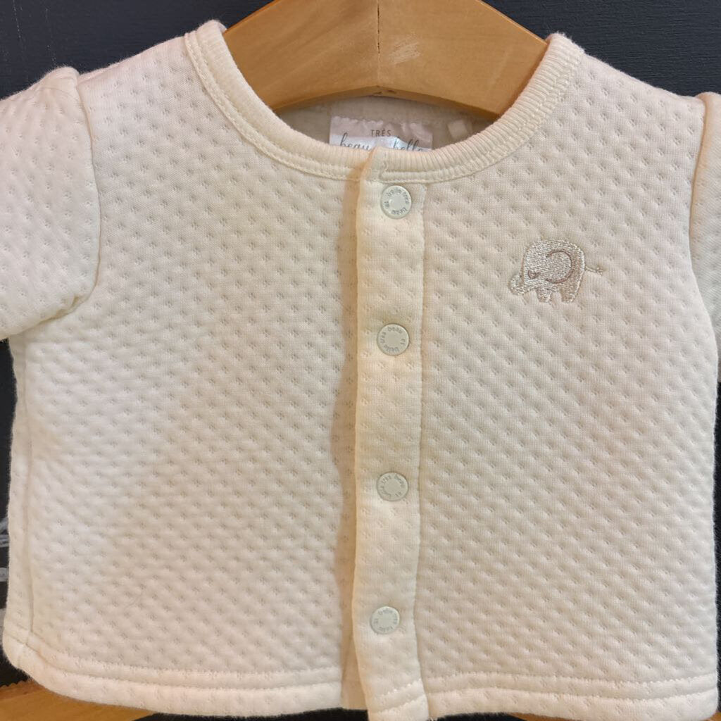 Tres Beau et Belle White Set 0-3m