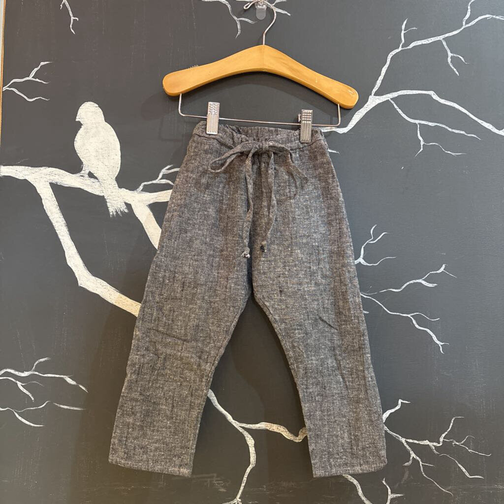 Beya Made Grey Drawstring Pants 3t