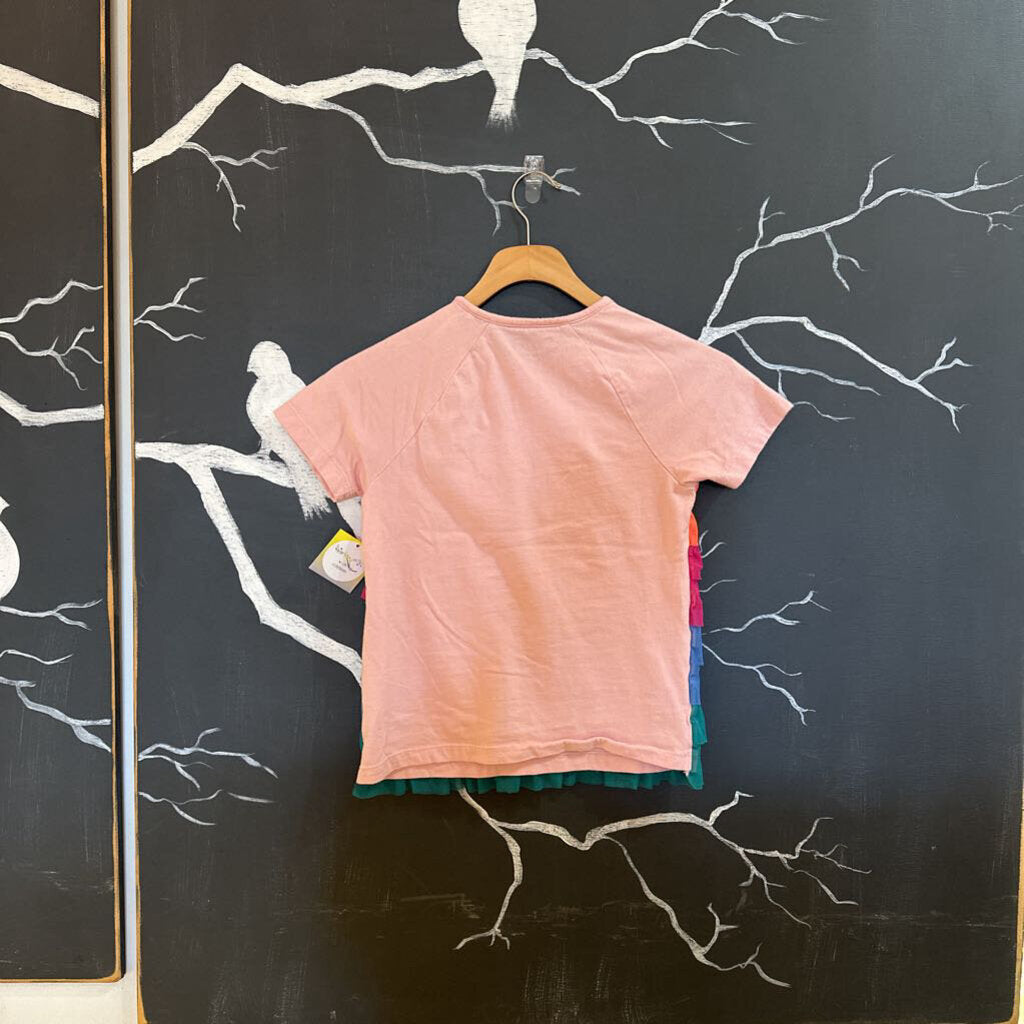 Boden Pink Multi Tulle SS Tee